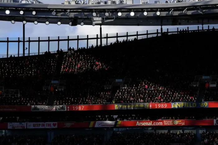 Framed Print : Arsenal vs Manchester United: A Sea of Passionate Fans at Emirates Stadium Framed Print : Arsenal vs Manchester United: A Sea of Passionate Fans at Emirates Stadium