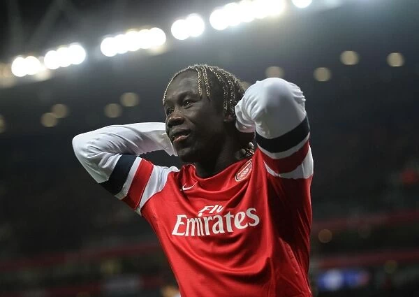Arsenal vs Marseille: Bacary Sagna in Action, UEFA Champions League, 2013