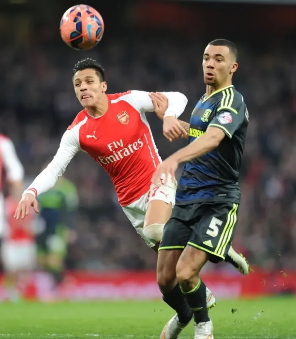Framed Print : Arsenal vs. Middlesbrough: FA Cup Fifth Round Battle - Sanchez vs. Fredericks Framed Print : Arsenal vs. Middlesbrough: FA Cup Fifth Round Battle - Sanchez vs. Fredericks