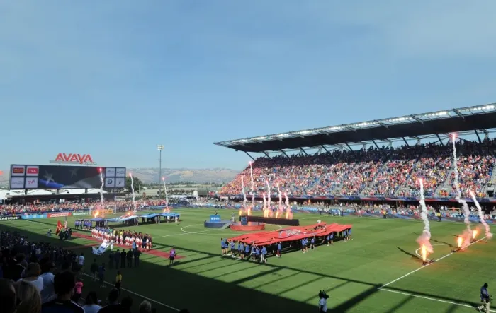 Framed Print : Arsenal vs. MLS All-Stars: 2016 Showdown at Avaya Stadium