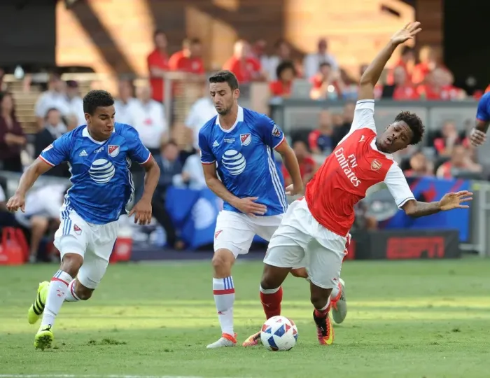 Framed Print : Arsenal vs MLS All-Stars: Clash at Avaya Stadium, 2016 Framed Print : Arsenal vs MLS All-Stars: Clash at Avaya Stadium, 2016