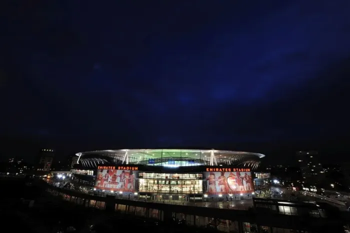 Framed Print : Arsenal vs Monaco: Champions League Clash at Emirates Stadium Framed Print : Arsenal vs Monaco: Champions League Clash at Emirates Stadium