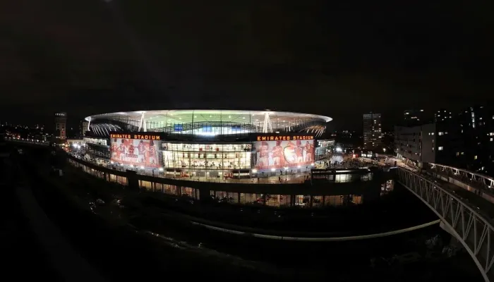 Framed Print : Arsenal vs Monaco: Champions League Clash at Emirates Stadium