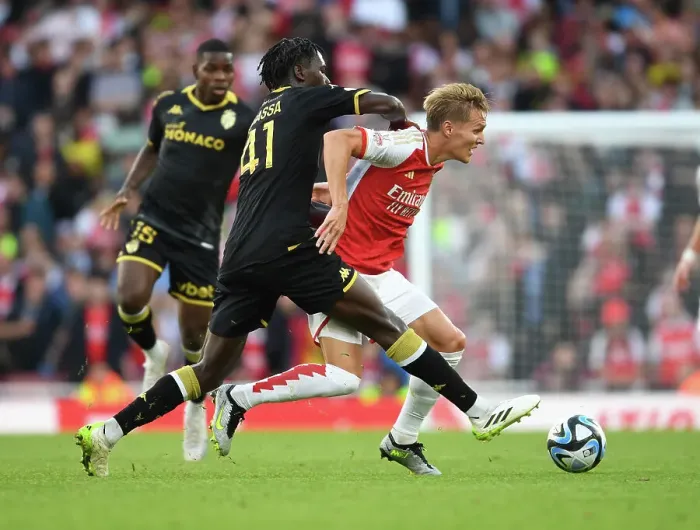 Framed Print : Arsenal vs AS Monaco: Clash at the Emirates - 2023-24 Pre-Season Friendly