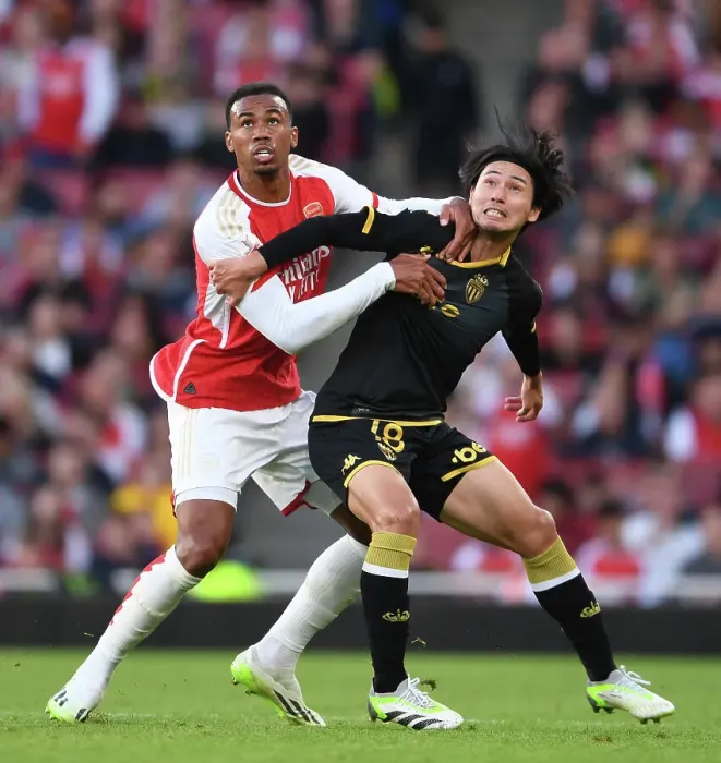 Framed Print : Arsenal vs AS Monaco: Clash for Pre-Season Supremacy, 2023-24