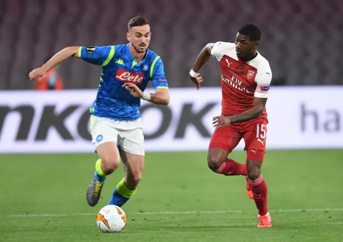 Framed Print : Arsenal vs. Napoli: Europa League Quarterfinal Battle at Stadio San Paolo (April 2019)