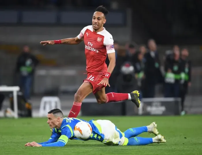 Framed Print : Arsenal vs. Napoli: Europa League Quarterfinals, Naples 2019