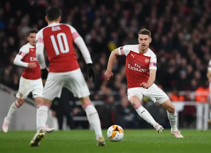 Framed Print : Arsenal vs. Napoli: Ramsey to Ozil - UEFA Europa League Quarterfinal Showdown (Arsenal 2018-19) Framed Print : Arsenal vs. Napoli: Ramsey to Ozil - UEFA Europa League Quarterfinal Showdown (Arsenal 2018-19)