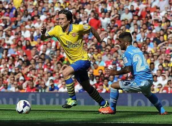 Arsenal vs Napoli: Rosicky vs Insigne Clash at the Emirates Cup, 2013