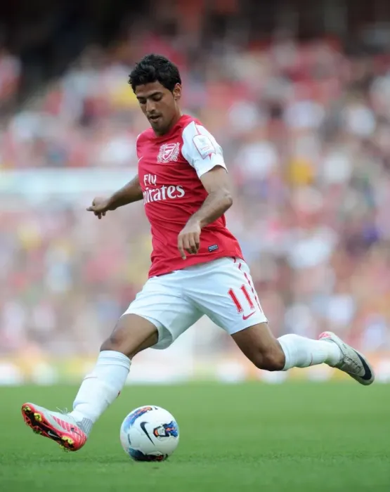Framed Print : Arsenal vs New York Red Bulls: Carlos Vela's Thrilling 1-1 Stalemate at Emirates Cup 2011