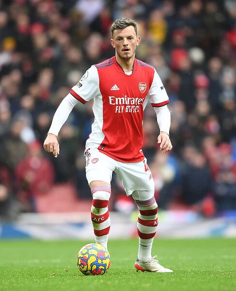 Arsenal vs Newcastle United: Ben White in Action at the Emirates Stadium, Premier League 2021-22