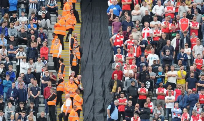Framed Print : Arsenal vs. Newcastle United: Premier League Clash at St. James Park (August 2015)