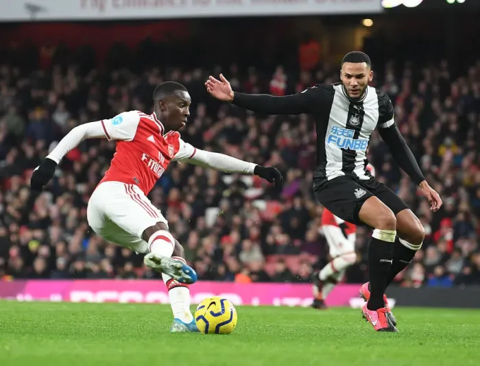 Framed Print : Arsenal vs Newcastle United: Premier League Showdown at Emirates Stadium Framed Print : Arsenal vs Newcastle United: Premier League Showdown at Emirates Stadium