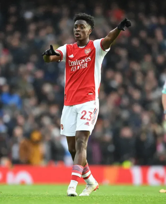 Framed Print : Arsenal vs Newcastle United: Sambi in Action at the Emirates Stadium (Premier League 2021-22) Framed Print : Arsenal vs Newcastle United: Sambi in Action at the Emirates Stadium (Premier League 2021-22)