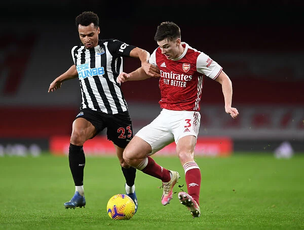 Arsenal vs Newcastle United: Tierney in Action at Empty Emirates Stadium, Premier League 2020-21