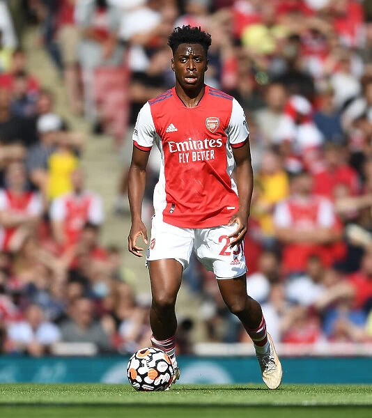 Arsenal vs Norwich City: Sambi in Action at the Emirates Stadium (Premier League 2021-22)