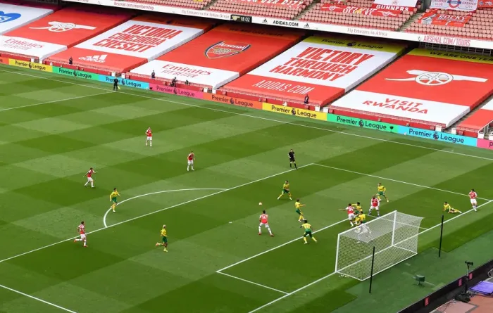 Framed Print : Arsenal vs Norwich: Premier League Clash at Emirates Stadium Framed Print : Arsenal vs Norwich: Premier League Clash at Emirates Stadium