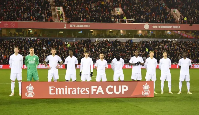 Framed Print : Arsenal vs. Nottingham Forest: Emirates FA Cup Third Round Showdown, January 2022