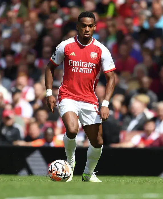 Framed Print : Arsenal vs. Nottingham Forest: Jurrien Timber in Action at the Emirates Stadium (2023-24 Premier League) Framed Print : Arsenal vs. Nottingham Forest: Jurrien Timber in Action at the Emirates Stadium (2023-24 Premier League)