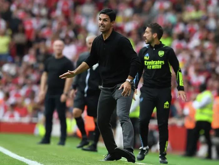 Framed Print : Arsenal vs. Nottingham Forest: Mikel Arteta Faces Off in 2023-24 Premier League Clash Framed Print : Arsenal vs. Nottingham Forest: Mikel Arteta Faces Off in 2023-24 Premier League Clash