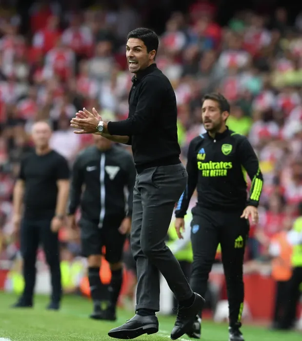 Framed Print : Arsenal vs. Nottingham Forest: Mikel Arteta's Showdown in the 2023-24 Premier League