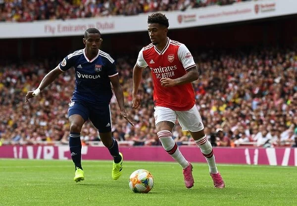 Arsenal vs. Olympique Lyonnais: Emirates Cup Clash (2019-20) - Reiss Nelson in Action