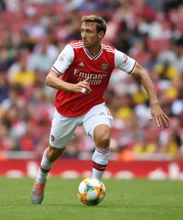 Framed Print : Arsenal vs. Olympique Lyonnais: Monreal in Action at the Emirates Cup, 2019 Framed Print : Arsenal vs. Olympique Lyonnais: Monreal in Action at the Emirates Cup, 2019