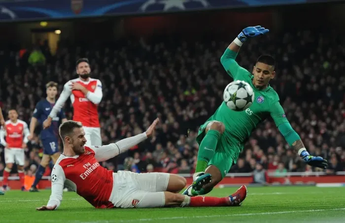 Framed Print : Arsenal vs. Paris Saint-Germain: A Champions League Showdown at Emirates Stadium