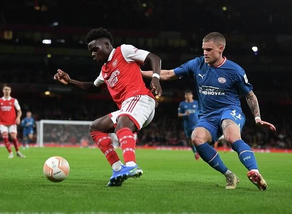 Arsenal vs PSV Eindhoven: Bukayo Saka Faces Off Against Philipp Max in Europa League Clash