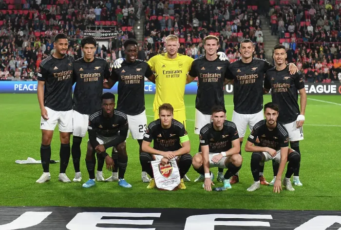 Framed Print : Arsenal vs PSV Eindhoven: Europa League Showdown in the Netherlands, 2022