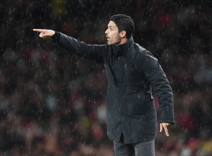 Framed Print : Arsenal vs. PSV Eindhoven: Mikel Arteta Leads Gunners in 2023-24 Champions League Clash