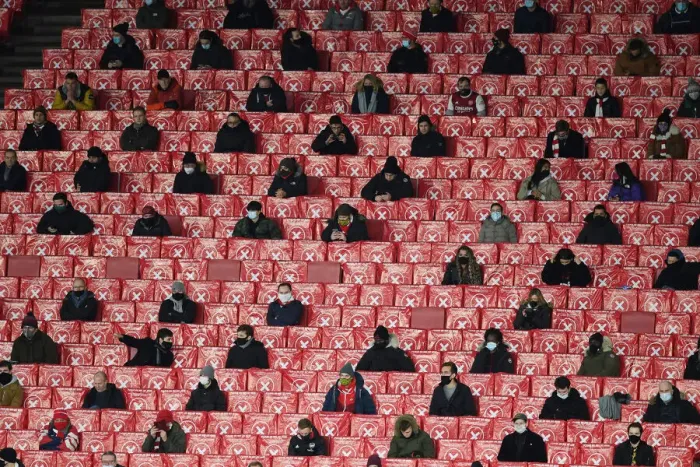 Framed Print : Arsenal vs Rapid Wien, UEFA Europa League: Emirages Stadium (Behind Closed Doors), London, England, 2020