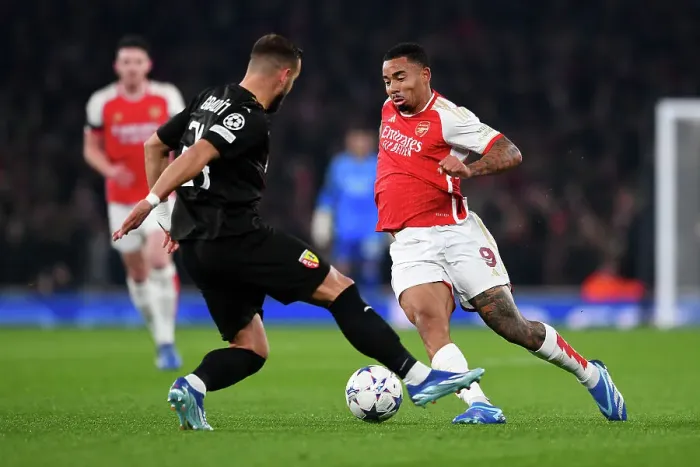 Framed Print : Arsenal vs RC Lens: Battling for Champions League Group B Supremacy, November 2023