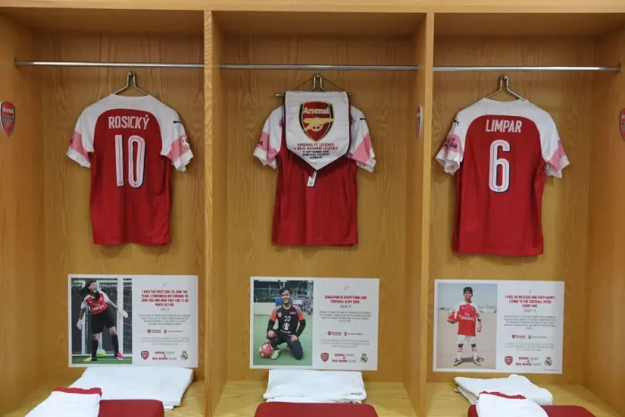 Framed Print : Arsenal vs Real Madrid Legends: A Nostalgic Clash at Emirates Stadium (2018-19) Framed Print : Arsenal vs Real Madrid Legends: A Nostalgic Clash at Emirates Stadium (2018-19)