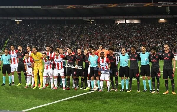 Arsenal vs. Red Star: UEFA Europa League Clash at Rajko Mitic Stadium, Belgrade (2017-18)