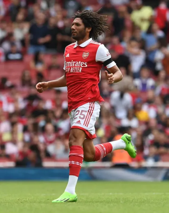 Framed Print : Arsenal vs Sevilla: Mohamed Elneny in Action at the Emirates Cup 2022 Framed Print : Arsenal vs Sevilla: Mohamed Elneny in Action at the Emirates Cup 2022