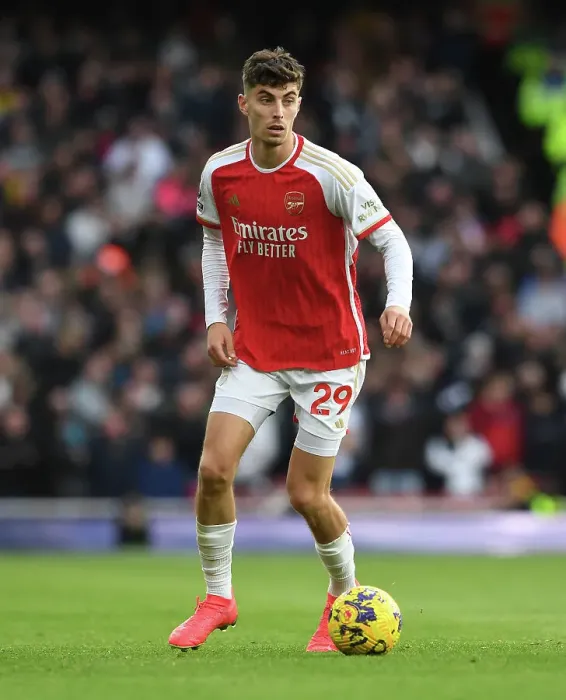 Framed Print : Arsenal vs Sheffield United: Kai Havertz in Action, Premier League 2023-24