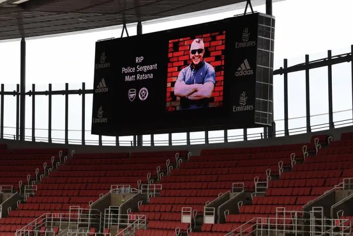 Framed Print : Arsenal vs Sheffield United: Tribute to Sergeant Matt Ratana Ahead of Premier League Match Framed Print : Arsenal vs Sheffield United: Tribute to Sergeant Matt Ratana Ahead of Premier League Match