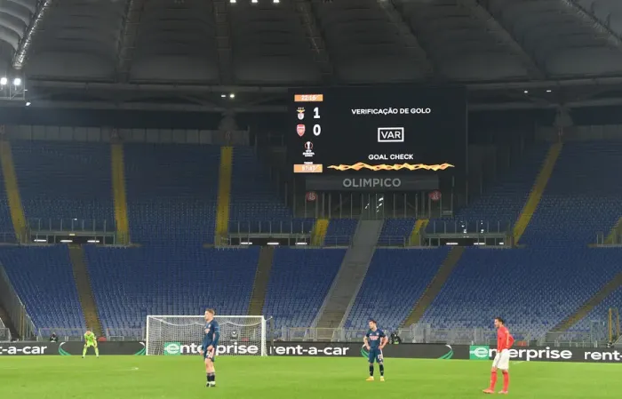Framed Print : Arsenal vs. SL Benfica: Europa League Clash at Stadio Olimpico, Rome (February 18, 2021)