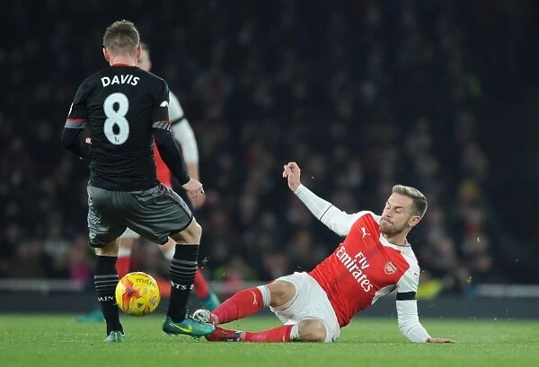 Arsenal vs Southampton: EFL Cup Battle - Ramsey vs Davis Clash
