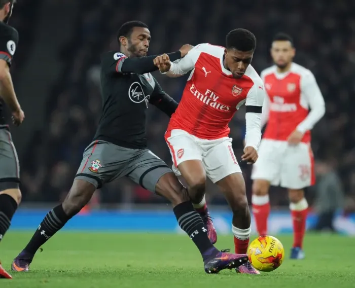 Framed Print : Arsenal vs Southampton: EFL Cup Quarter-Final Battle at Emirates Stadium