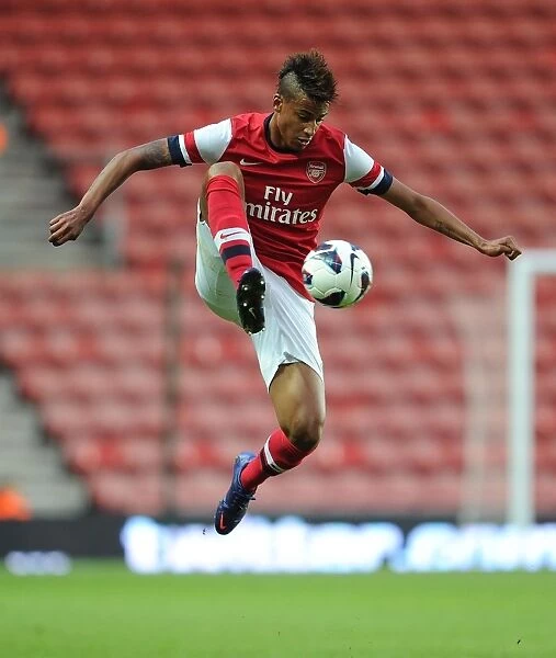Arsenal vs Southampton: Martin Angha in Action at the 2012 Markus Liebherr Memorial Cup