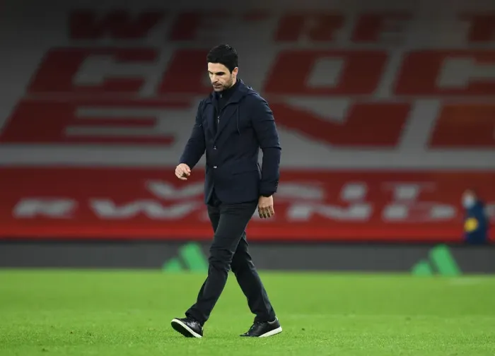 Framed Print : Arsenal vs Southampton: Mikel Arteta Leads Gunners in Empty Emirates Stadium, Premier League 2020-21