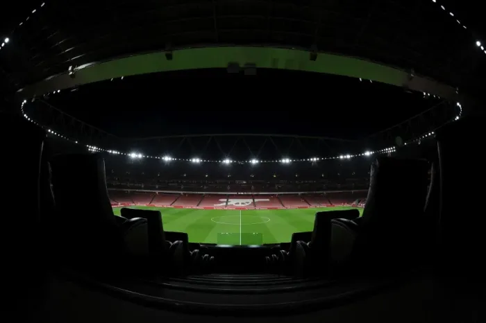 Framed Print : Arsenal vs Southampton: Premier League 2015-16 at Emirates Stadium, London
