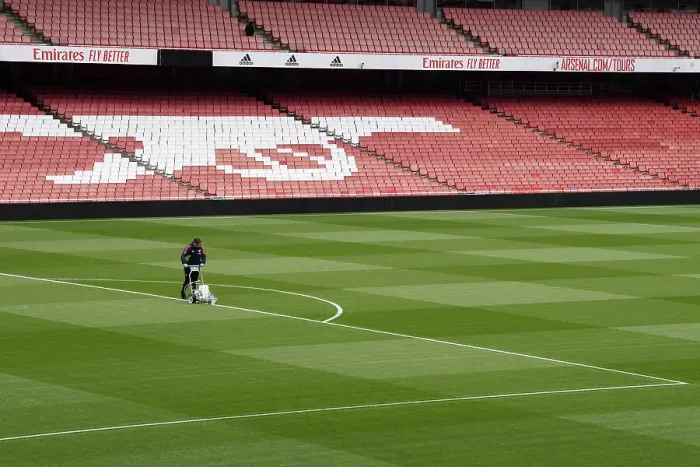 Framed Print : Arsenal vs Southampton: Preparing for Battle at the Emirates Turf, 2022-23 Premier League