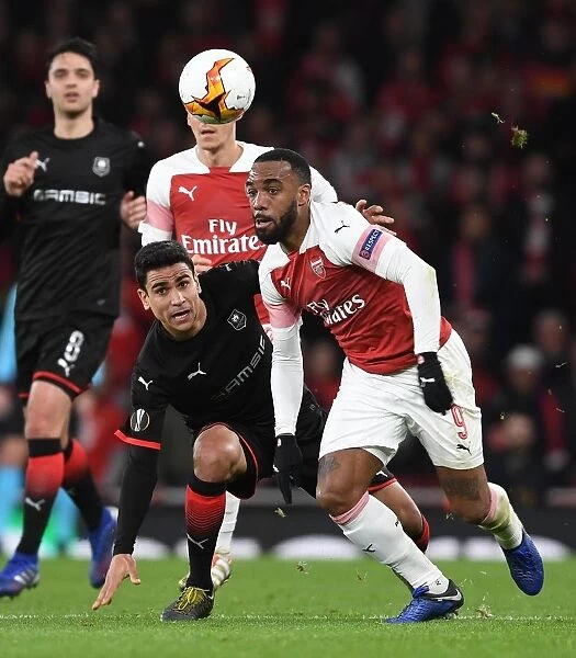 Arsenal vs Stade Rennais: Lacazette Clashes with Andre in Europa League Showdown