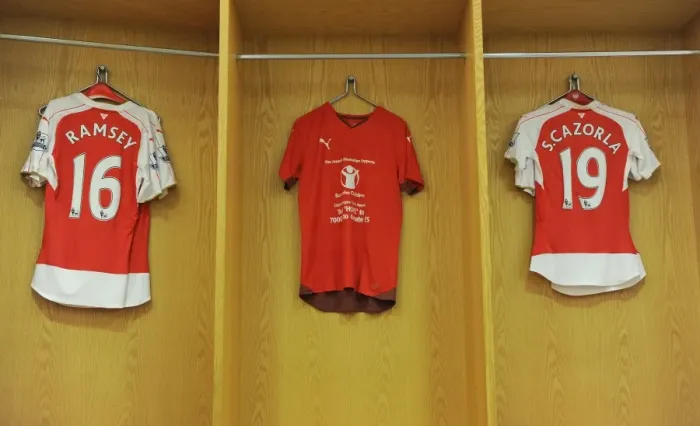 Framed Print : Arsenal vs Stoke City: Save the Children Warm-Up - Premier League 2015-16