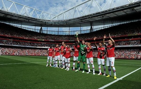 Arsenal vs Sunderland: 2012-13 Premier League Team Line-up (Emirates Stadium)