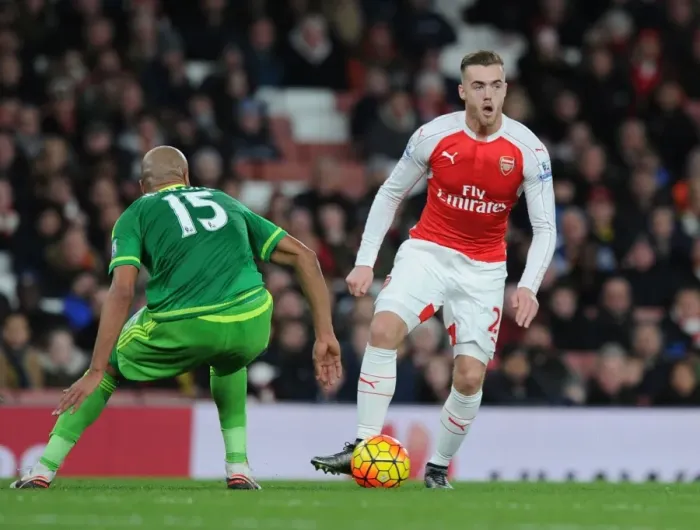 Framed Print : Arsenal vs. Sunderland: Battle at Emirates Stadium, Premier League, 2015