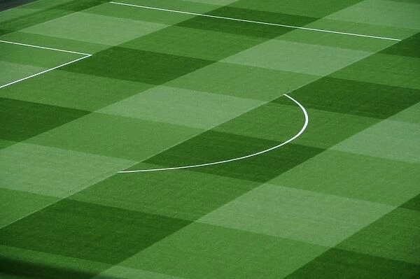 Arsenal vs Swansea City: Pitch Preparation at Emirates Stadium (2014 / 15)